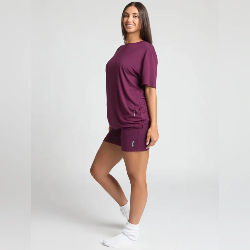 Comfrt Cloud Tee Plum NWT Medium - Picture 2 of 4